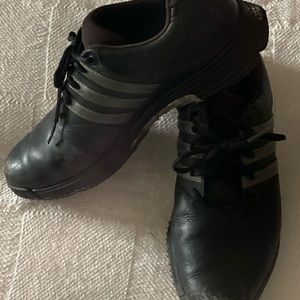 Black/silver Adidas mens golf shoes 10.5